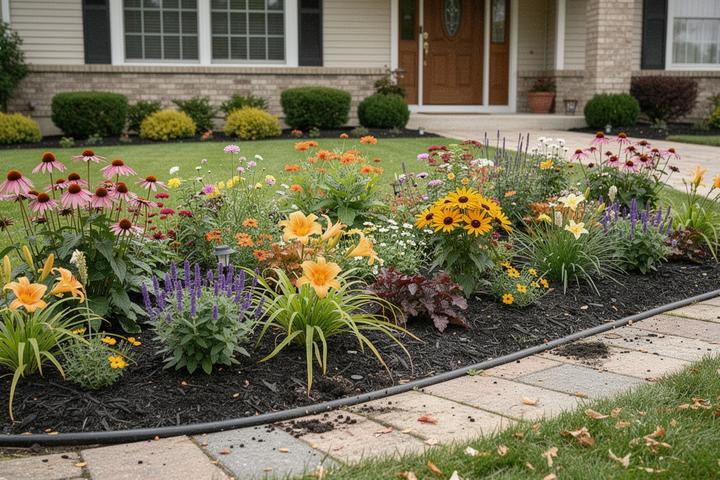 Before and after seasonal color beds thumbnail