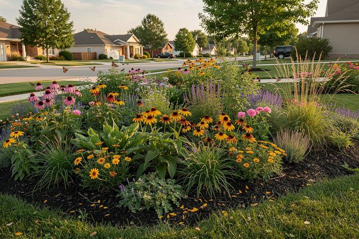 Before and after pollinator planting thumbnail